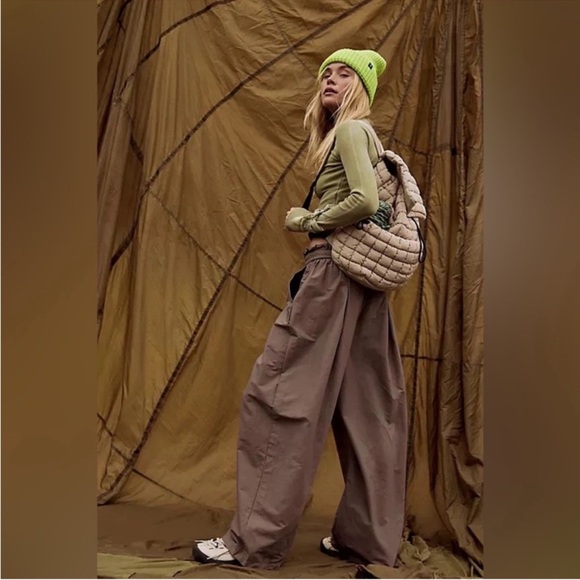 NWT Free People Movement Straight Up Pants in Hickory Size S - Picture 12 of 12